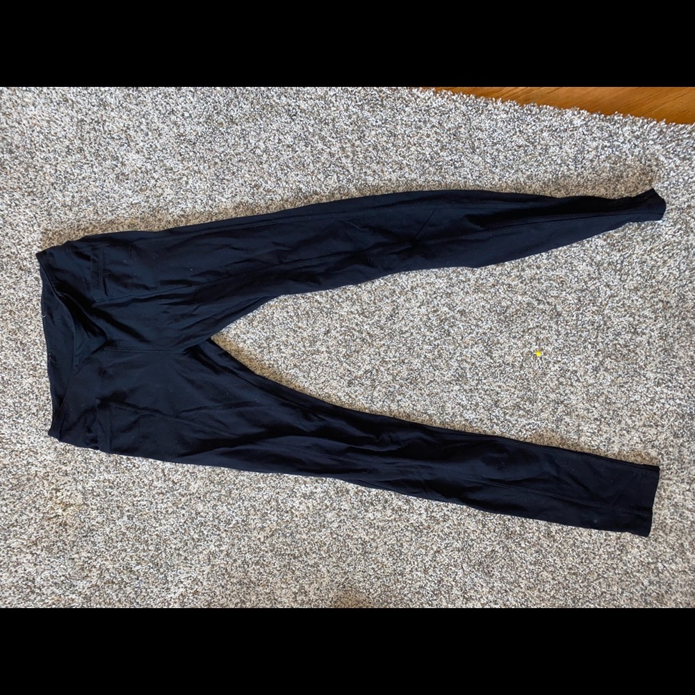 Athleta black leggings. Mid rise